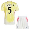 Officiële Voetbalshirt + Korte Broek Juventus Locatelli 5 Uit 2024-25 - Kids